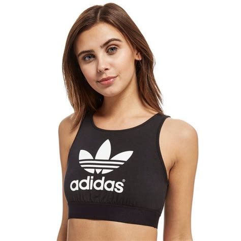 adidas originals trefoil cropped top.